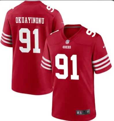 Men & Women & Youth San Francisco 49ers #91 Sam Okuayinonu Red Vapor Untouchable Limited Stitched Football Jersey,We sell and wholesale Men & Women & Youth San Francisco 49ers #91 Sam Okuayinonu Red Vapor Untouchable Limited Stitched Football Jersey on line form chian!
